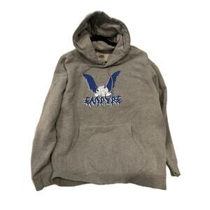 Empyre Angel Tears Grey and Blue Hoodie Mens XL